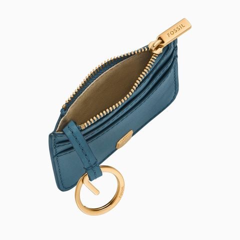 Ví đựng thẻ Fossil LENNOX SL10078106 - màu xanh dương