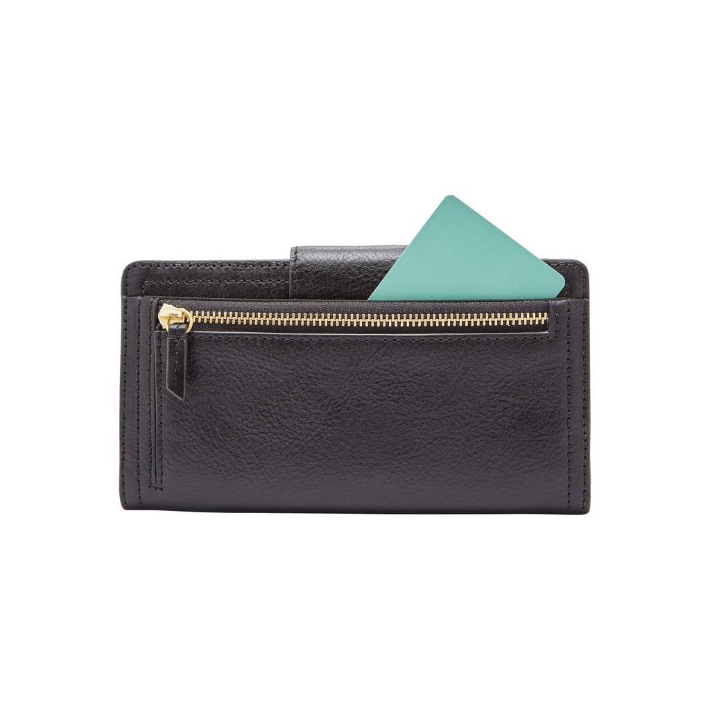 Ví nữ da thật Fossil Logan Clutch SL7830001- đen