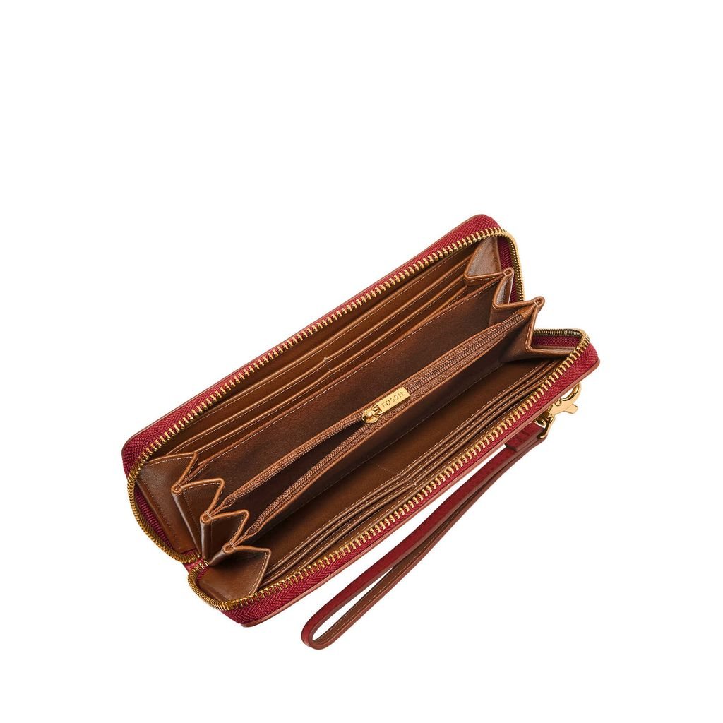 Ví da nữ Fossil LOGAN SL7831611 màu đỏ