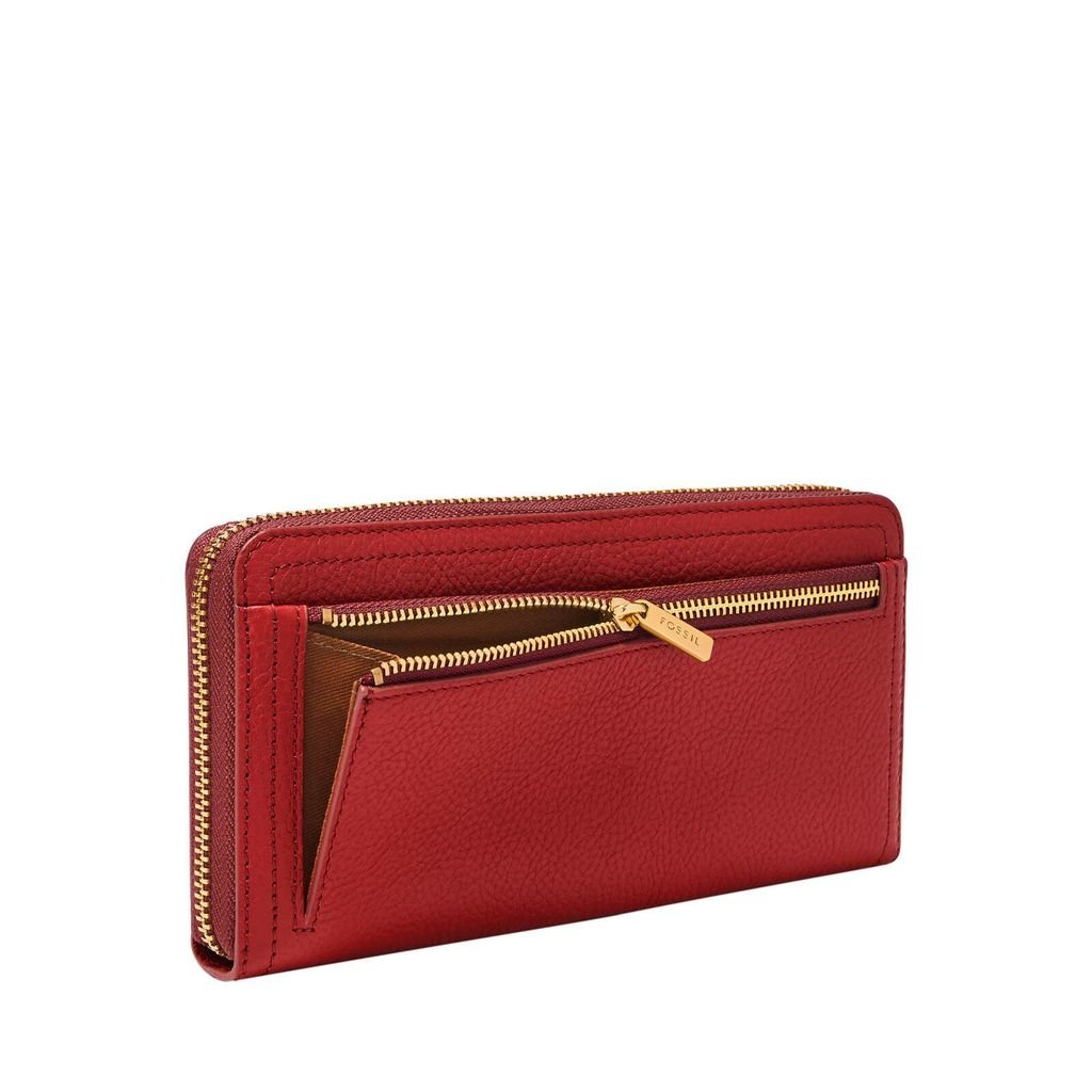 Ví da nữ Fossil LOGAN SL7831611 màu đỏ