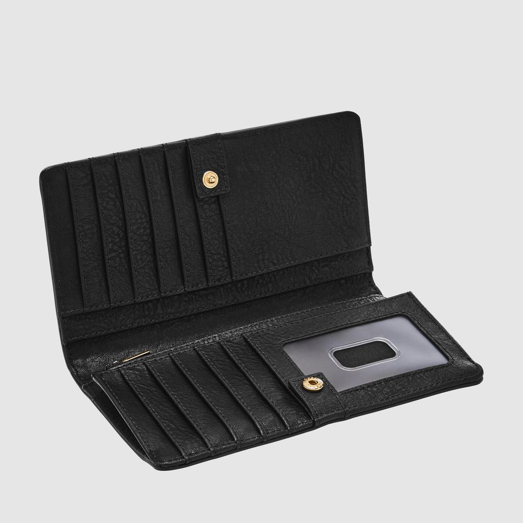 Ví da nữ Fossil LIZA SL7891G001 - da thật màu đen