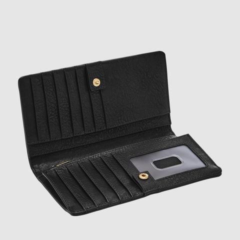 Ví da nữ Fossil LIZA SL7891G001 - da thật màu đen