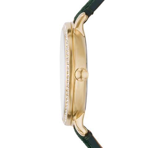 Đồng hồ nữ Fossil Jacqueline dây da, mặt 36 MM, màu xanh lá, ES5244