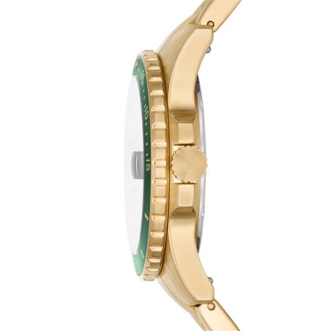 Đồng hồ nam Fossil Fossil Blue dây kim loại, mặt 42 MM, màu vàng, FS5950