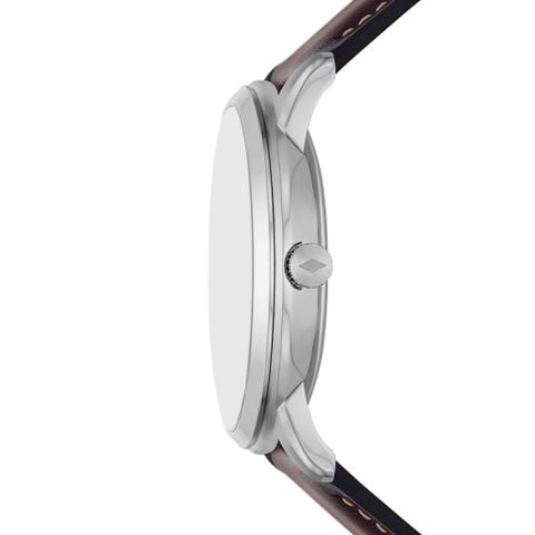 Đồng hồ nam Fossil Neutra Minimalist dây da, mặt 42 MM, màu nâu, FS5905