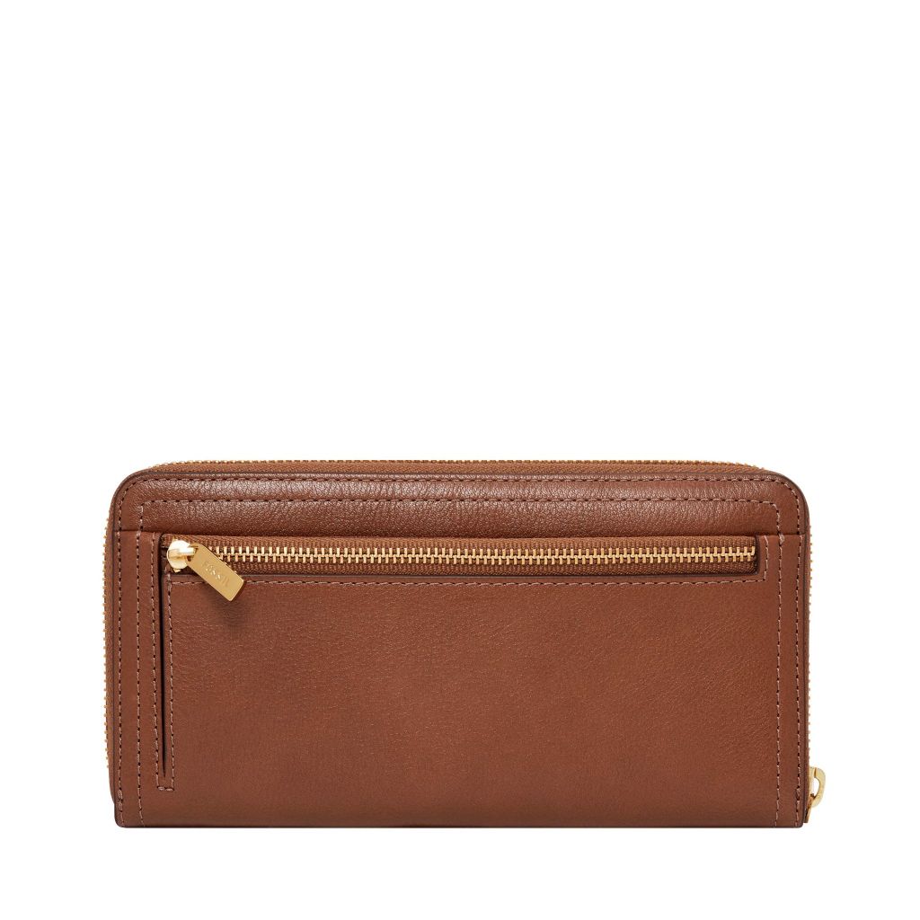 Ví nữ da thật Fossil Logan Clutch SL7831200 - màu nâu