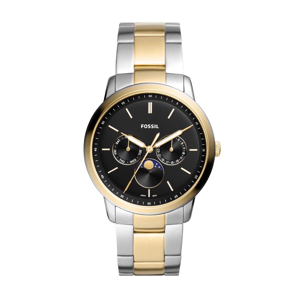 Đồng hồ nam Fossil Neutra Minimalist dây kim loại, mặt 42 MM, hai màu, FS5906