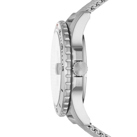 Đồng hồ nam Fossil Fossil Blue dây kim loại, mặt 42 MM, màu bạc, FS5948