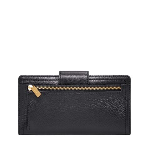 Ví nữ da thật Fossil Logan Clutch SL7830001- đen