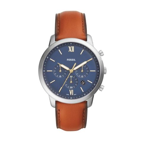 Đồng hồ nam Fossil Neutra dây da, mặt 44 MM, màu nâu, FS5453