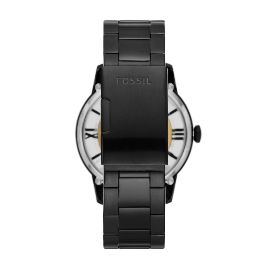 Đồng hồ cơ nam Fossil TOWNSMAN Automatic, mặt 44MM,  dây thép không gỉ - màu đen, ME3197
