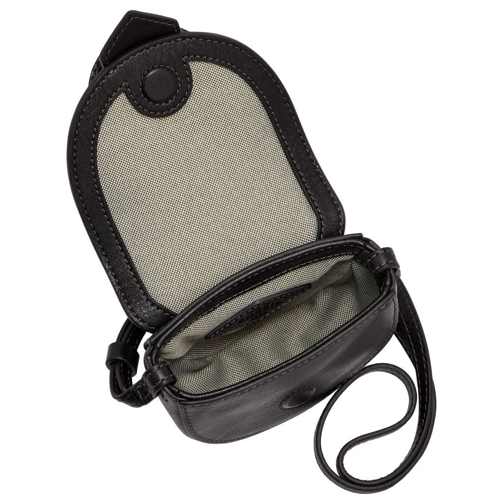 Túi đeo chéo nữ da thật Fossil Harwell Mini ZB1849001 - màu đen