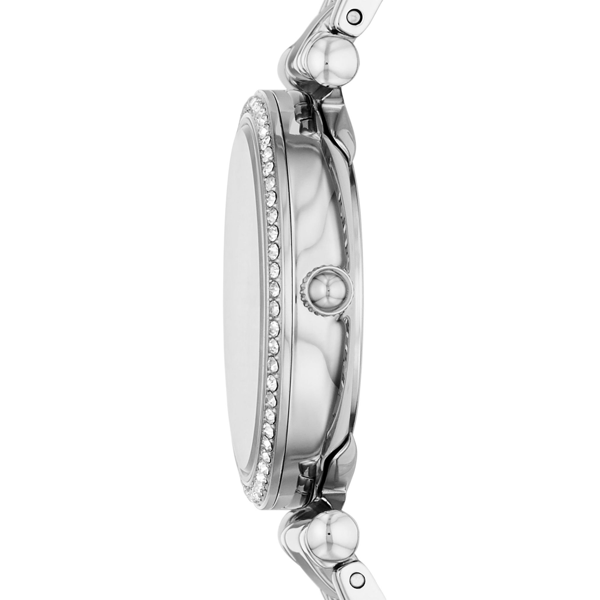  Đồng hồ nữ Fossil CARLIE dây thép không gỉ ES5250SET - màu bạc 