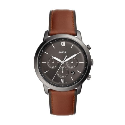 Đồng hồ nam Fossil Neutra dây da, mặt 44 MM, màu nâu, FS5512