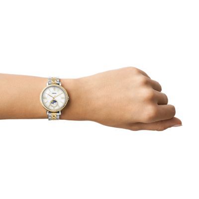 Đồng hồ nữ Fossil Jacqueline dây thép không gỉ, mặt 36 MM, hai màu, ES5166