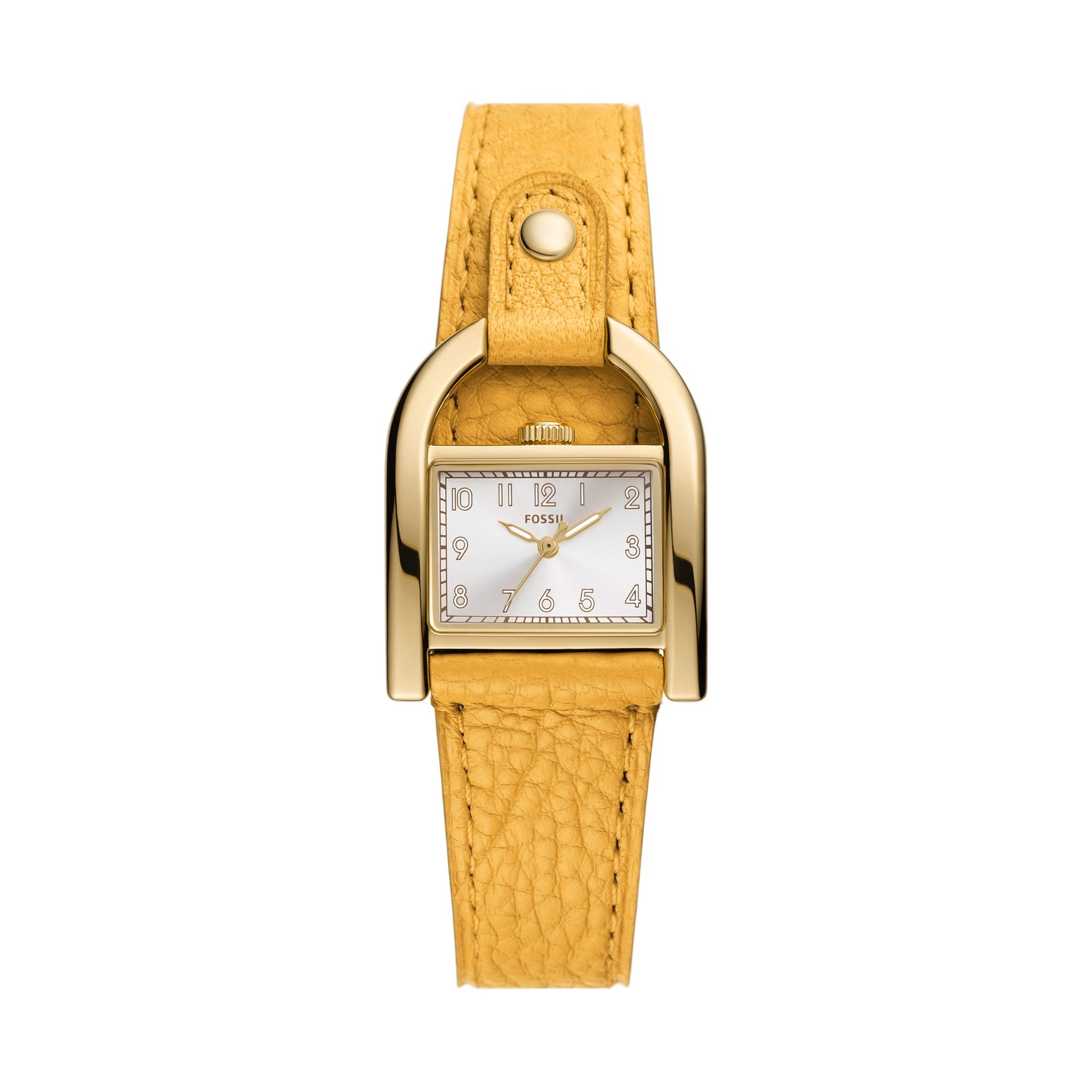  Đồng hồ nữ Fossil Hardwell dây da ES5281 - màu vàng 