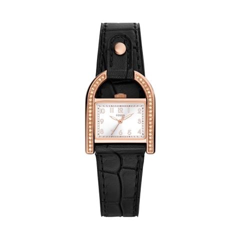 Đồng hồ nữ Fossil Harwell dây da, mặt 28 MM, màu đen, ES5263
