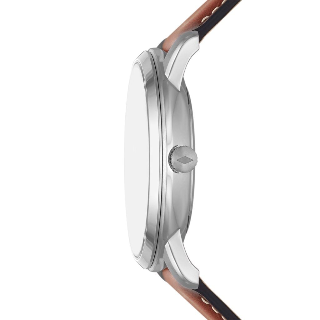 Đồng hồ nam Fossil Neutra Minimalist dây da, mặt 42 MM, màu nâu, FS5903