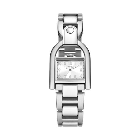 Đồng hồ nữ Fossil HARWELL dây thép không gỉ, màu bạc, mặt 28MM, ES5326