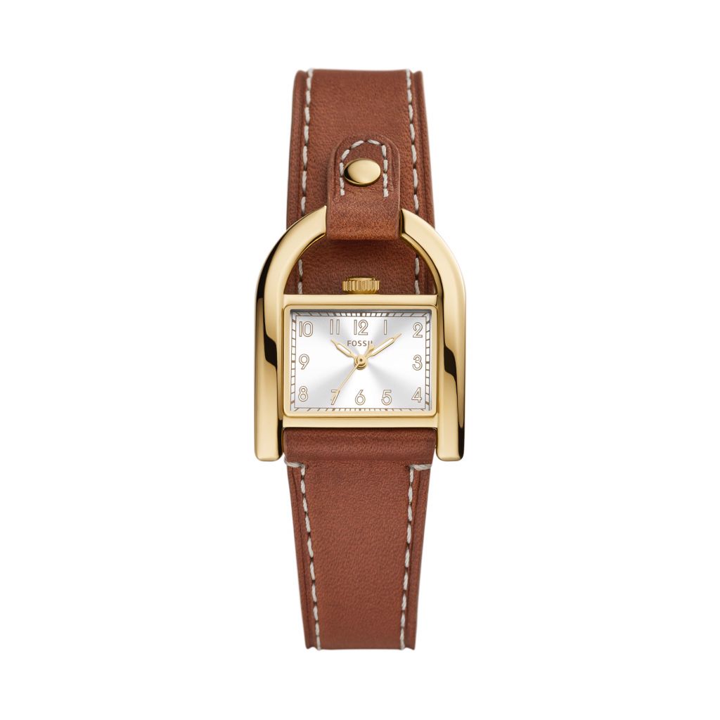 Đồng hồ nữ Fossil Harwell dây da, mặt 28 MM, màu nâu, ES5264
