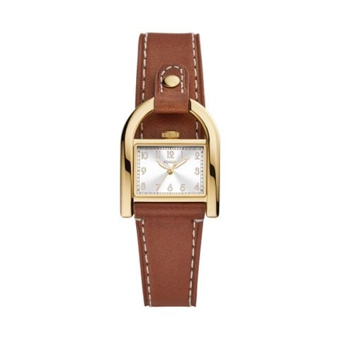 Đồng hồ nữ Fossil Harwell dây da, mặt 28 MM, màu nâu, ES5264