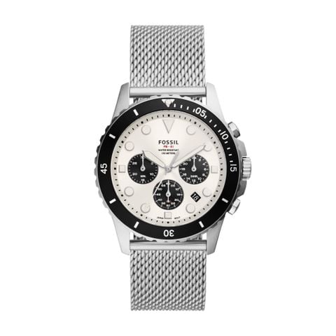 Đồng hồ nam Fossil Fb - 01 Chronograph dây kim loại, mặt 42 MM, màu bạc, FS5915