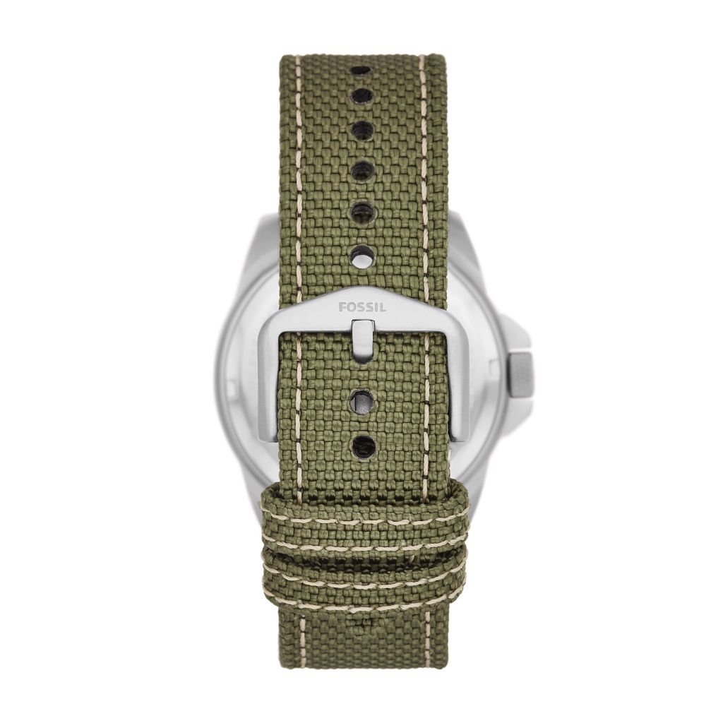 Đồng hồ nam Fossil Bronson dây nylon, mặt 40 MM, màu xanh lá, FS5918