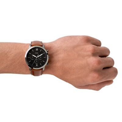 Đồng hồ nam Fossil Neutra dây da, mặt 44 MM, màu nâu, FS5512