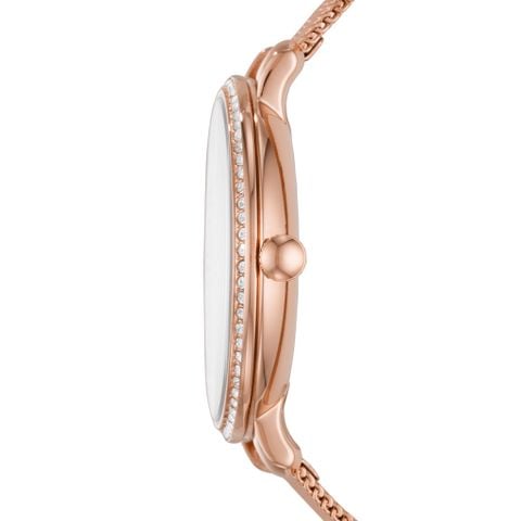 Đồng hồ nữ Fossil Jacqueline dây kim loại, mặt 36 MM, màu vàng hồng, ES4628