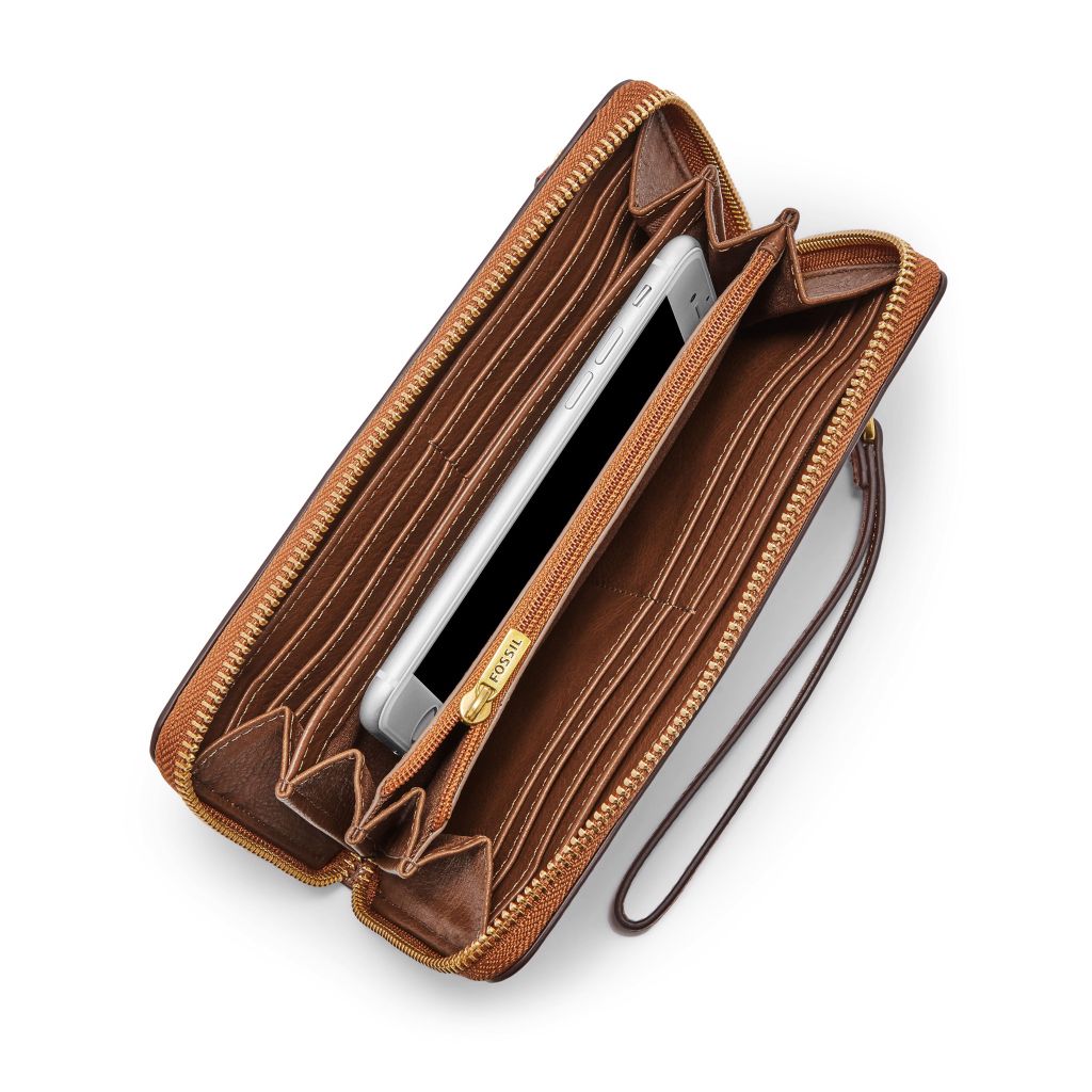 Ví nữ da thật Fossil Logan Clutch SL7831200 - màu nâu