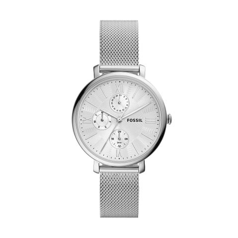 Đồng hồ nữ Fossil Jacqueline Multifunction dây kim loại, mặt 38 MM, màu bạc, ES5099