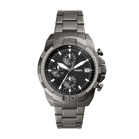Đồng hồ nam Fossil Bronson dây kim loại, mặt 44 MM, màu khói, FS5852
