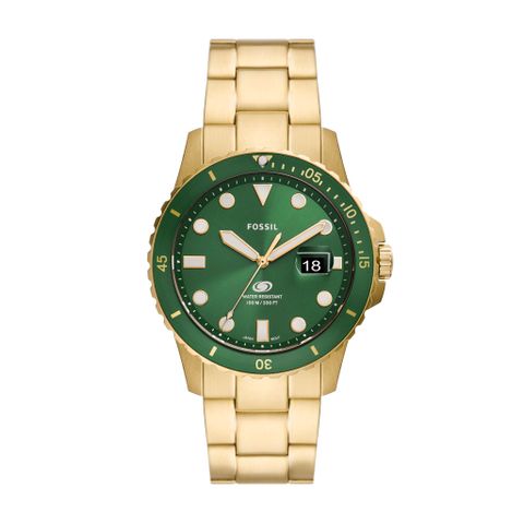 Đồng hồ nam Fossil Fossil Blue dây kim loại, mặt 42 MM, màu vàng, FS5950