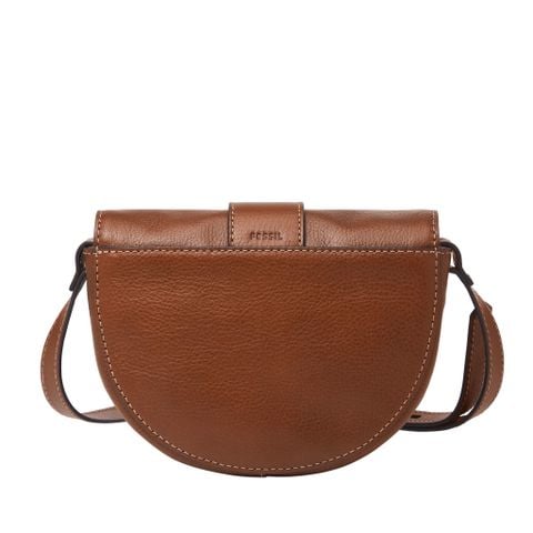 Túi đeo chéo nữ da thật Fossil Harwell ZB1853200 - màu nâu