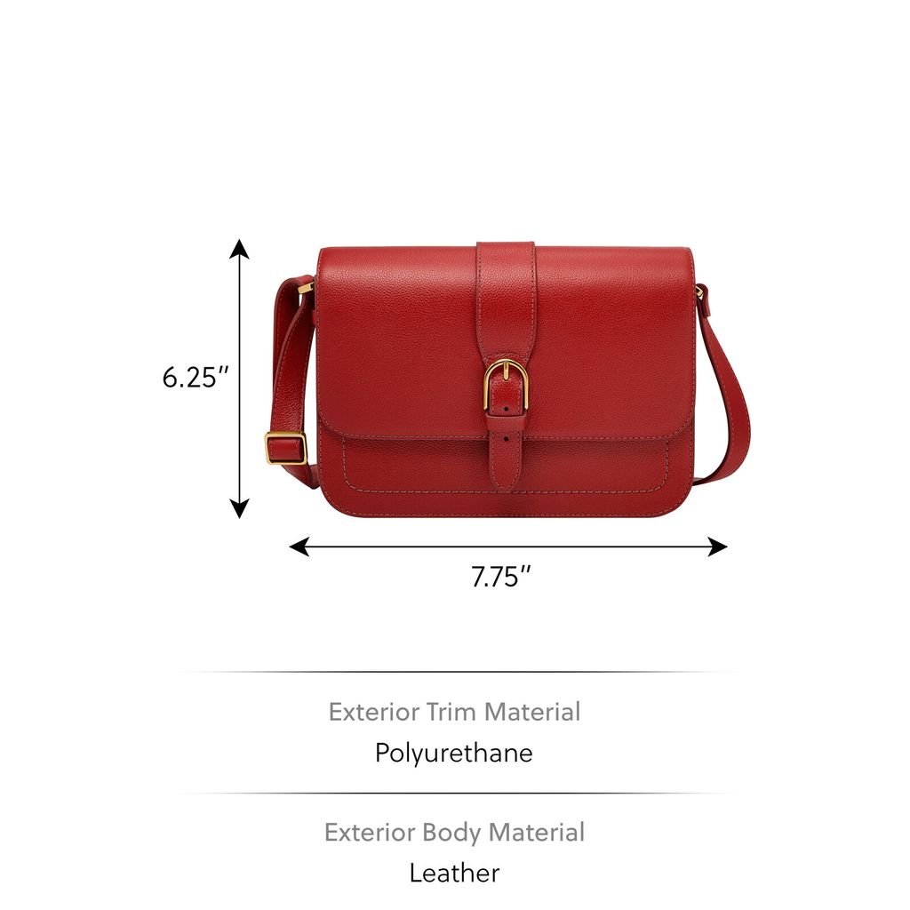 Túi da nữ Fossil ZOEY ZB11021611 màu đỏ