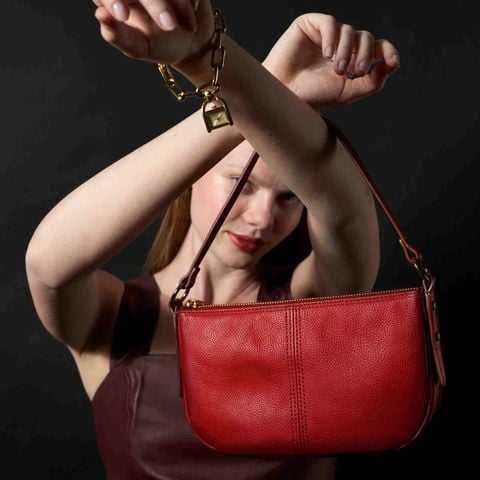Túi da nữ Fossil JOLIE ZB11097611 màu đỏ