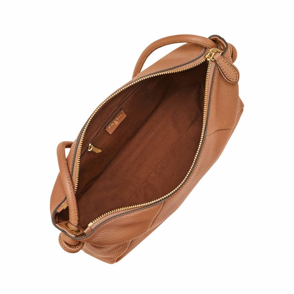 Túi nữ Fossil WILLA ZB11119237 màu nâu nhạt, dây đeo thắt nút thủ công