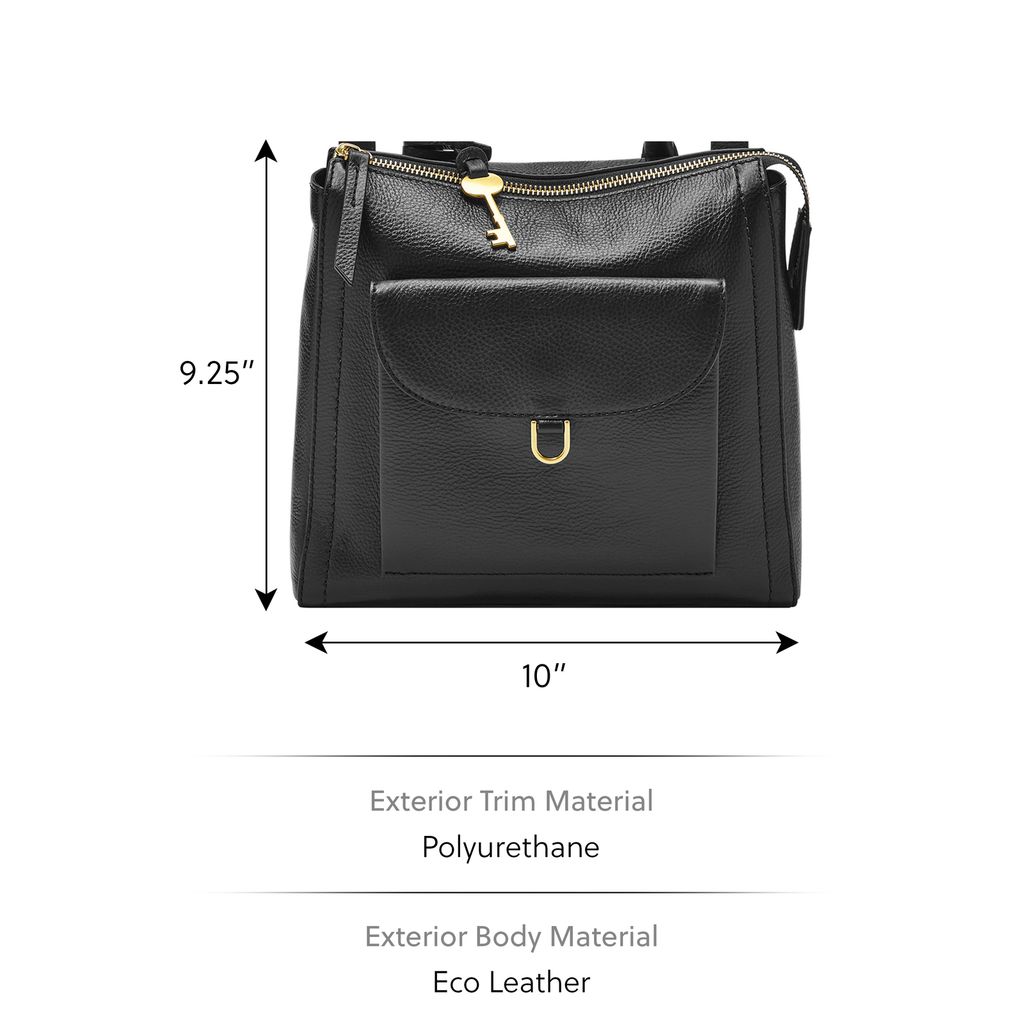 Balo nữ Fossil PARKER ZB1797001 - da thật màu đen