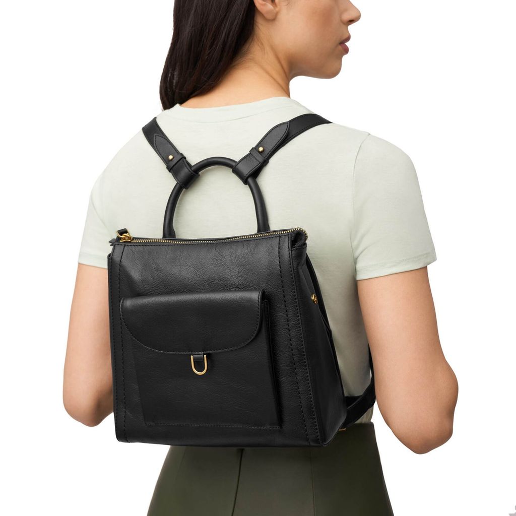 Balo nữ Fossil PARKER ZB1797001 - da thật màu đen
