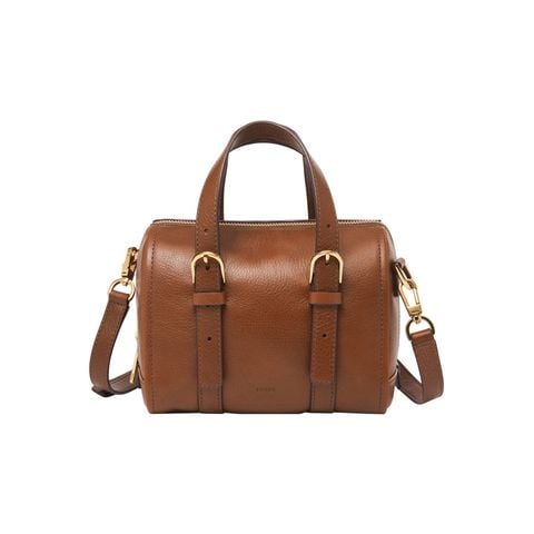 Túi đeo chéo nữ Fossil CARLIE Satchel da thật ZB1856200 - màu nâu