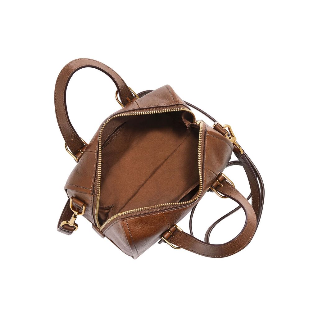 Túi đeo chéo nữ Fossil CARLIE Satchel da thật ZB1856200 - màu nâu