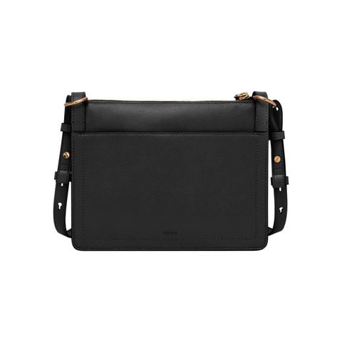 Túi đeo chéo nữ Fossil TARYN da thật ZB1894001 - màu đen