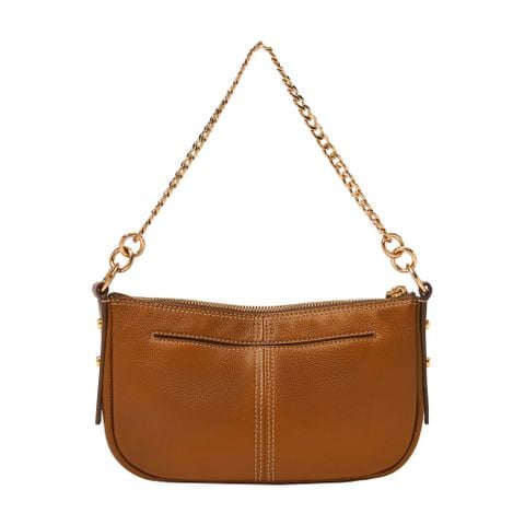 Túi đeo chéo nữ da thật LiteHide™ Fossil JOLIE Baguette ZB1907194 - màu nâu