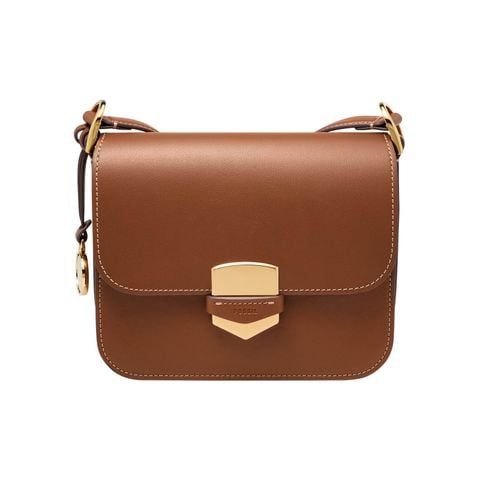 Túi đeo chéo nữ Fossil LENNOX da thật ZB1924200, màu nâu