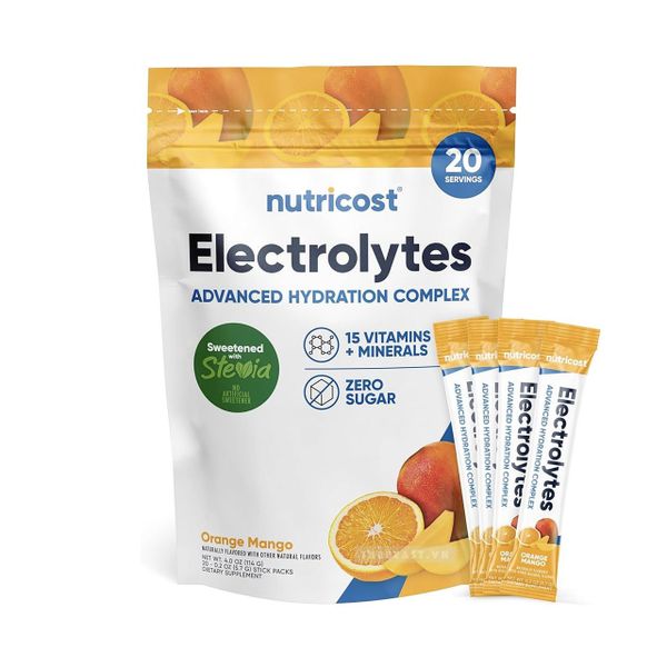 Gói Bột Điện Giải Nutricost Electrolytes 20 Servings