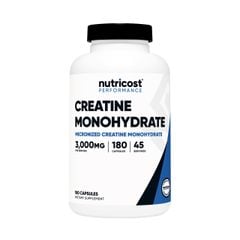 Nutricost Creatine Monohydrate 3000mg 180 Viên