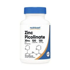 Nutricost Zinc Picolinate 30mg 120 Viên