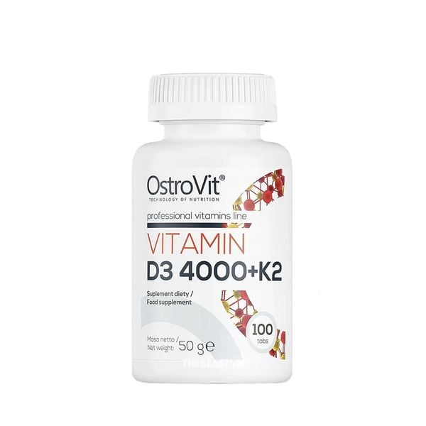 OstroVit D3 4000iu + K2 mk7 110 viên