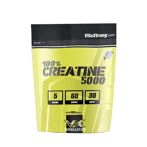 VitaXtrong Creatine Monohydrate 5000 300g 60 Servings