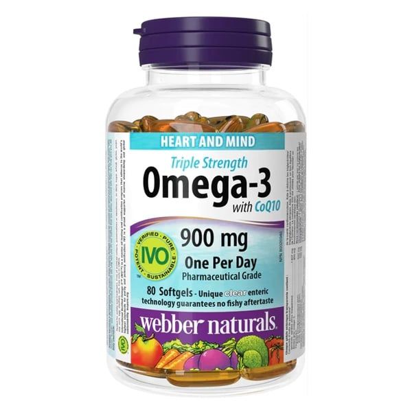 Webber Omega-3 900mg With CoQ10